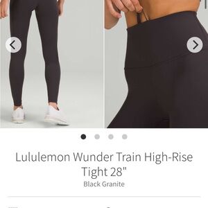 lululemon Wunder train High-Rise Tight 28”